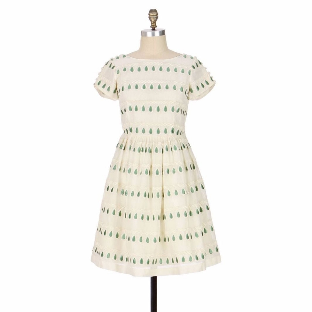 Anthro Leifsdottir Icicles Melt dress